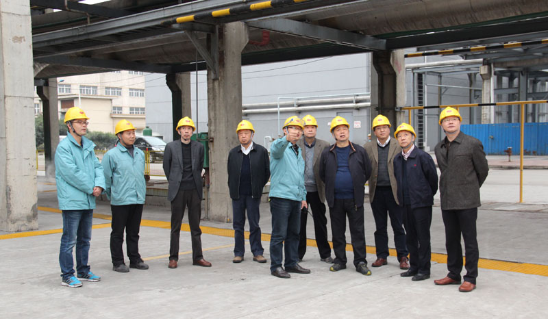 2015年11月20日下午，華昌前任領導唐德生、葉炳蒼、龐偉中一同來華昌化工參觀新項目。
